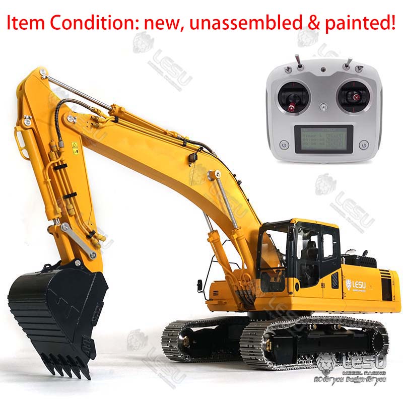 LESU 1/14 PC360 Painted Unassembled Metal RC Hydraulic Excavator B0002