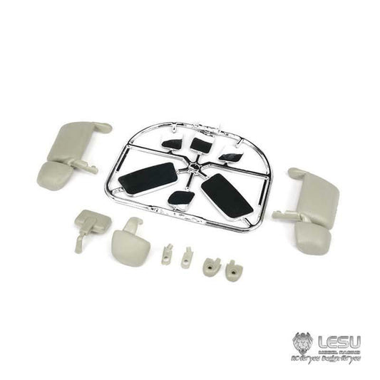 IN STOCK LESU ABS Rearview Mirror DIY 1/14 For Tamiya R620 470 RC Tractor