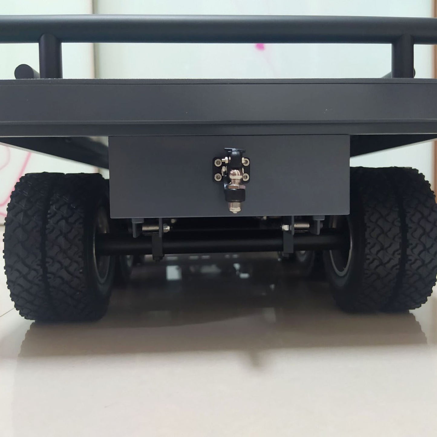 Metal 5 Axles Trailer for 1/14 RC Hydraulic Dump Tractor