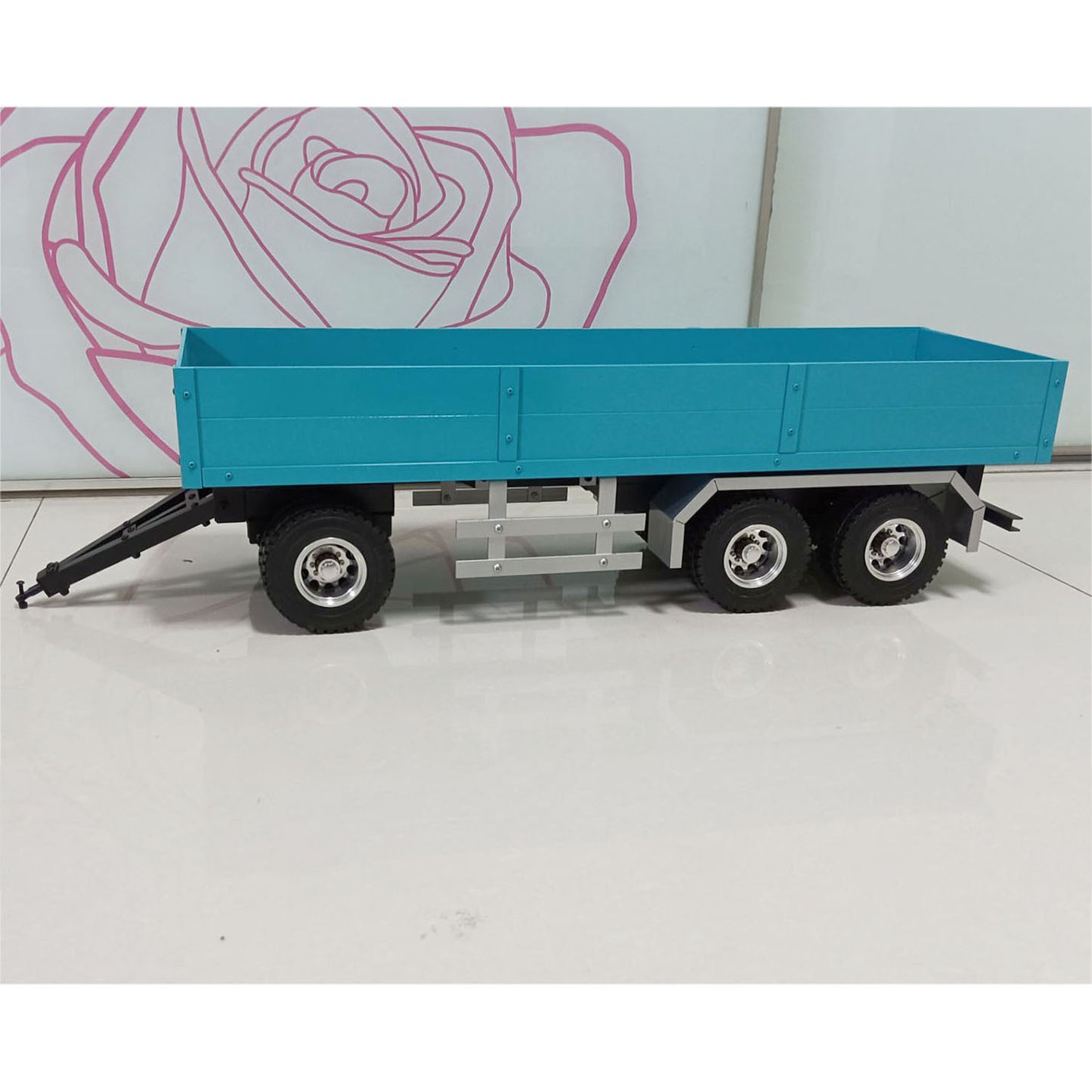 1/14 Metal 3 Axles Full Trailer for RC Tractor Truck
