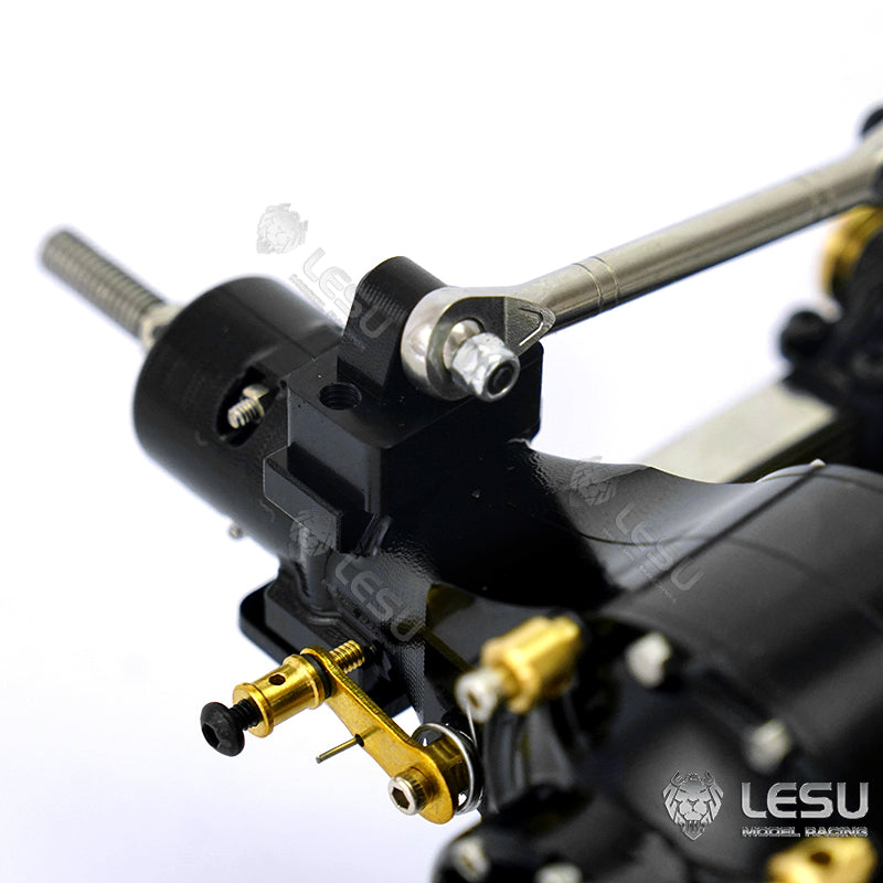 LESU Metal Rear Suspension Set Pneumatic Suspension for TAMIYA 1/14 RC Truck Axles DIY