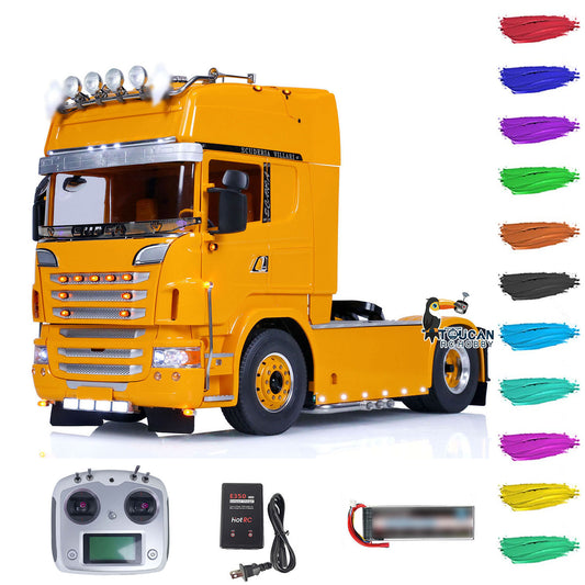 TOUCAN Metal Chassis 4X4 1/14 RC Tractor Truck DIY Customized Car Model