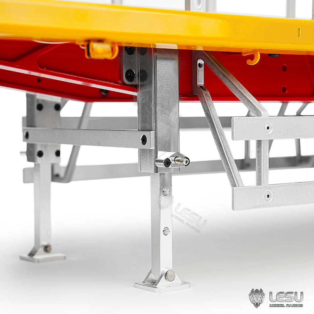 LESU 1/14 40FT Semi-remorque en métal/non peinte