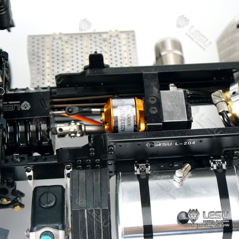 LESU 1/14 Metall 6x6 RC Hydraulische Dumper Lkw Z0009