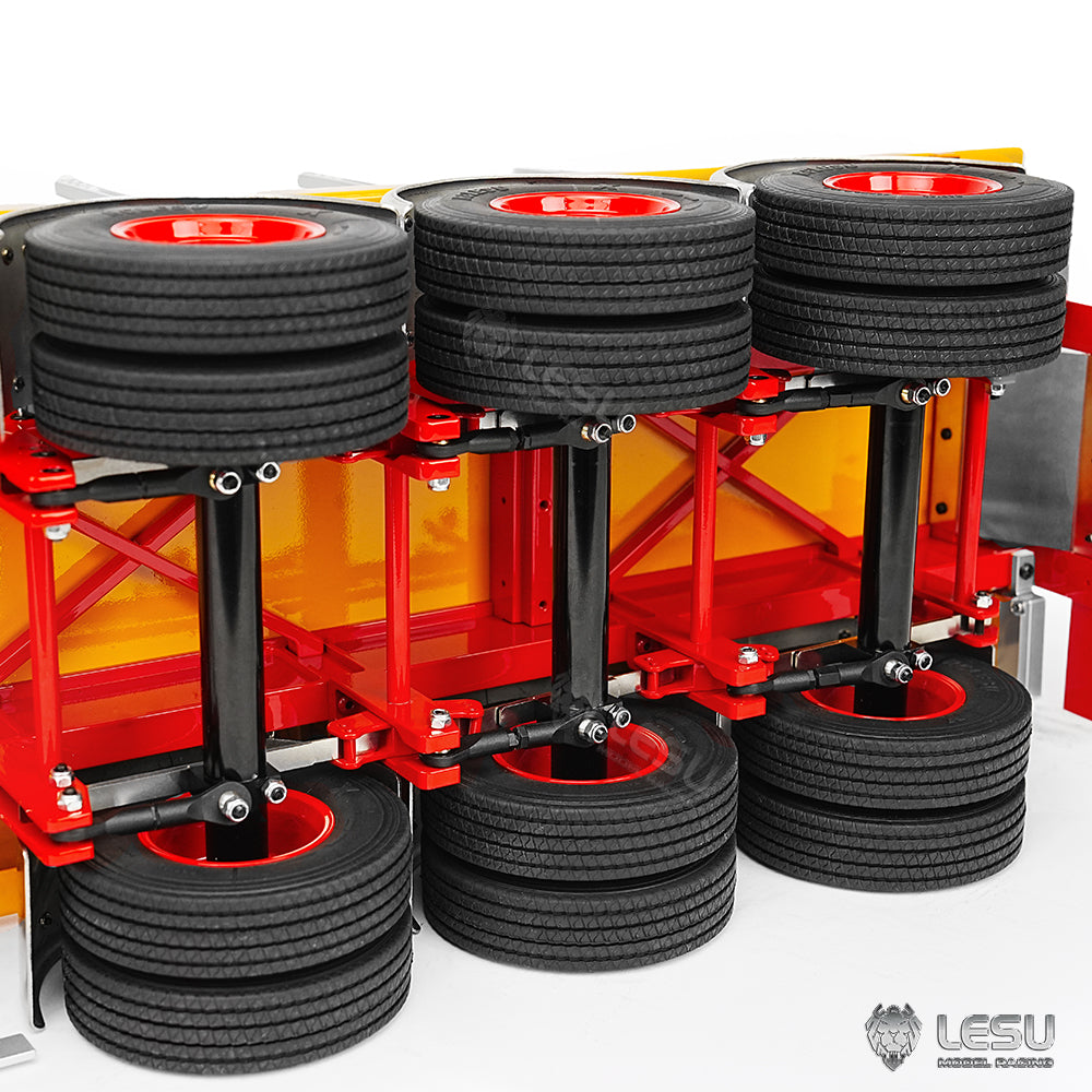 LESU 1/14 40FT Semi-remorque en métal/non peinte