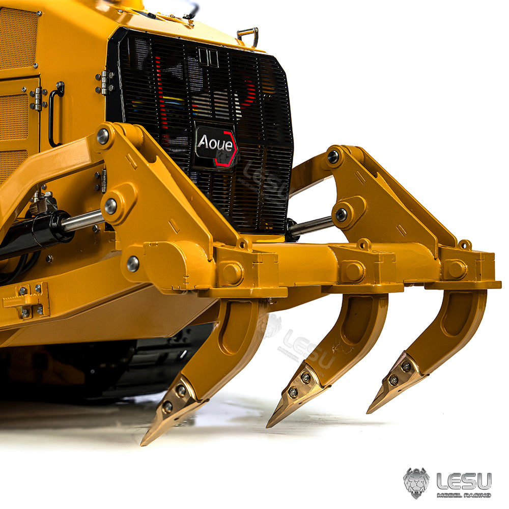LESU 1/14 RC Hydraulic Loader Upgrade 973K Tracked Car Openable Bucket Rear Plow Painted Assembled PNP
