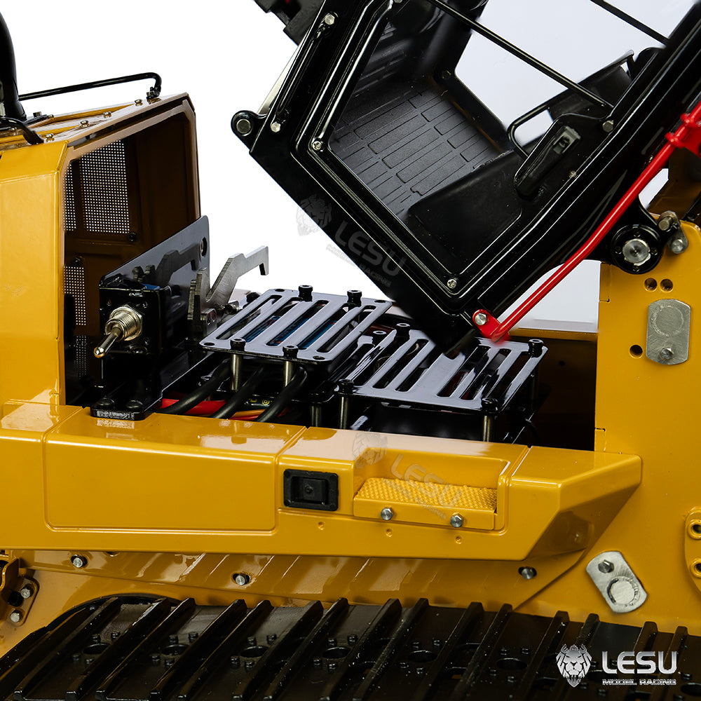LESU 1/14 RC Hydraulic Loader Upgrade 973K Tracked Car Openable Bucket Rear Plow Painted Assembled PNP