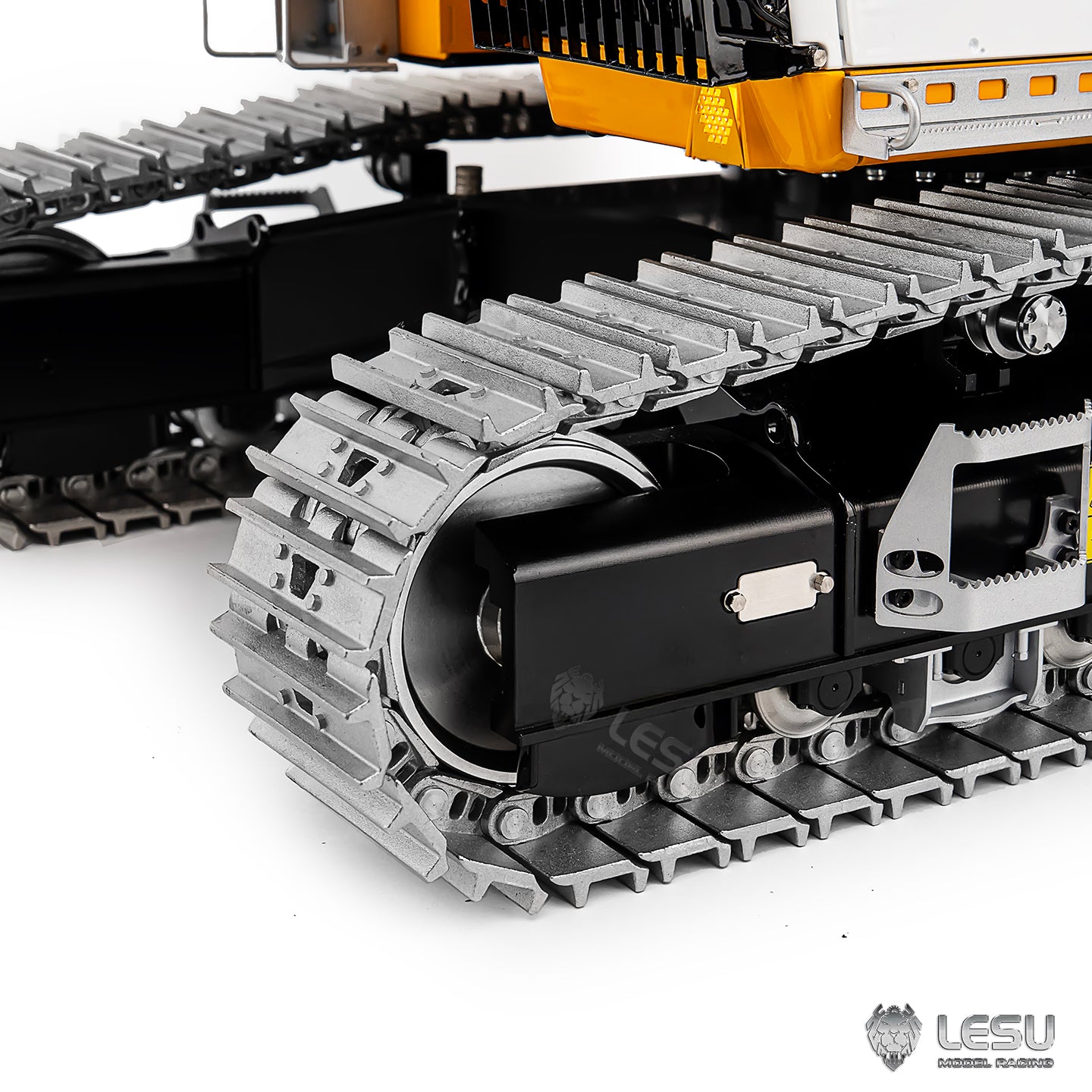 LESU 1/14 RC Hydraulic Excavator LR956 Metal 3 Arms Digger Model 4+3CH Valve Dual Pumps Light Flysky PL18EV LITE
