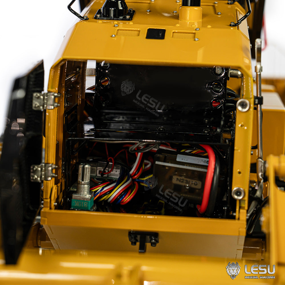 LESU 1/14 RC Hydraulic Loader Upgrade 973K Tracked Car Openable Bucket Rear Plow Painted Assembled PNP