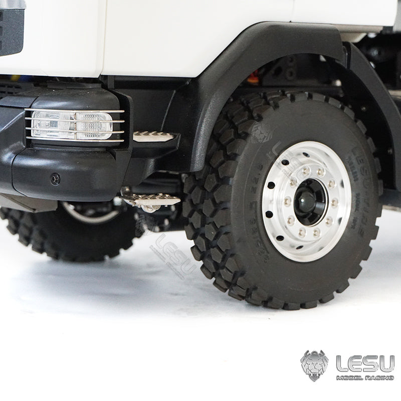 Metal 1/14 Scale LESU 6*6 Radio Controlled Hydraulic Dumper Truck 2Speed Gearbox Sound Light System Motor Servo ESC for Tipper