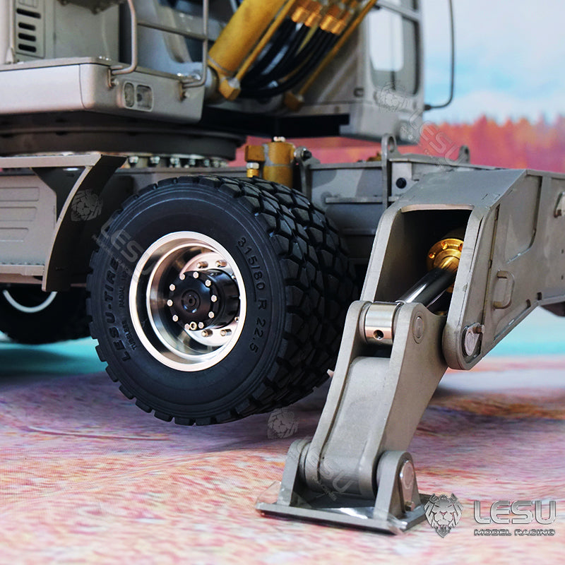 LESU 1/14 AOUE ET30H RC Excavateur hydraulique sur roues en métal A0006 KIT