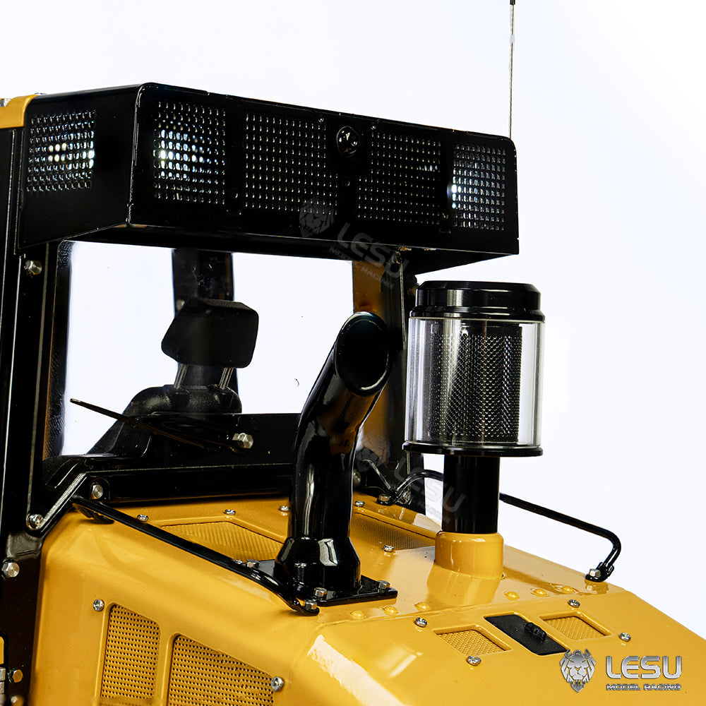LESU 1/14 RC Hydraulic Loader Upgrade 973K Tracked Car Openable Bucket Rear Plow Painted Assembled PNP