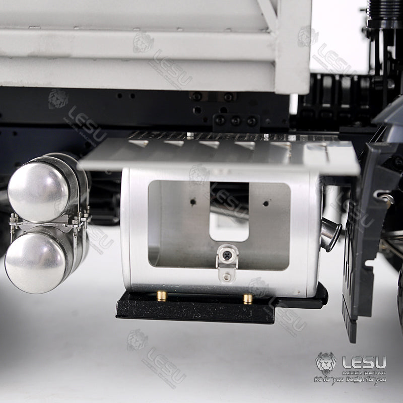 LESU 1/14 Camion à benne basculante hydraulique RC en métal 6x6 Z0009