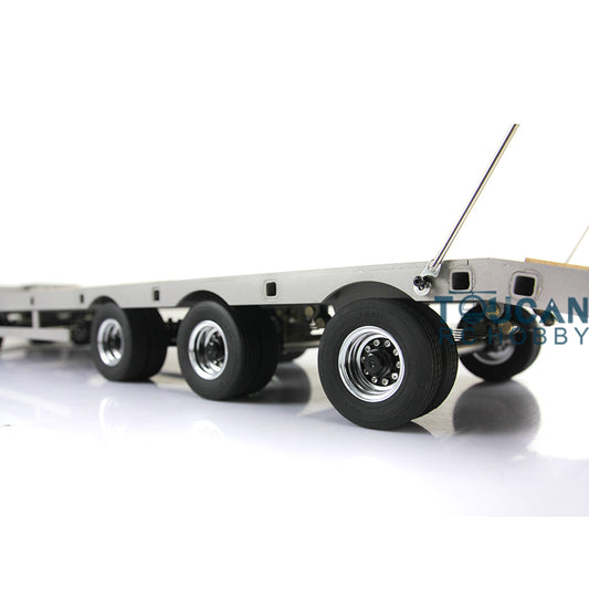 US STOCK Metal Trailer Plate 887.6*190*78MM for LESU TAMIYA 1/14 RC Truck Model Car