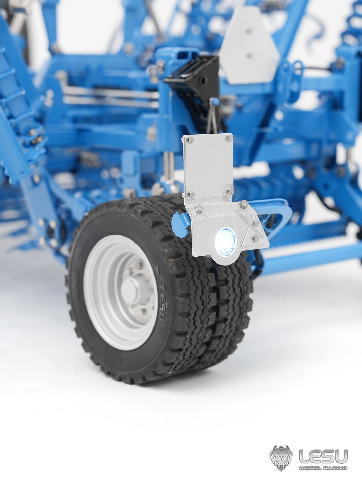 LESU Metal K500 Seedbed Pre-sowing Soil Preparation Machine Planter Plough for 1/14 RC Hydraulic Tractor Car AOUE 1050 Model