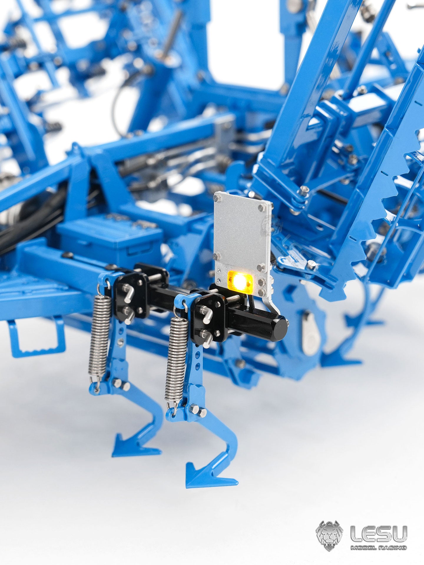 K500 Metal Seedbed Pre-sowing Soil Preparation Machine KIT for LESU 1/14 RC Hydraulic Agricultural Car Tractor AOUE 1050 Painted or Unpainted
