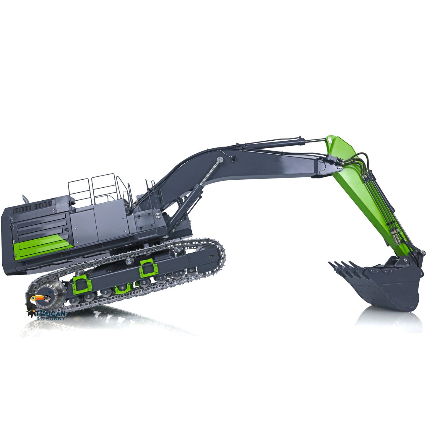 LESU Metal 1/14 RC Heavy Excavator C374F Remote Control Hydraulic Digger Flysky PL18EVLITE Battery Smoke 6CH Valve Quick Coupler RTR or PNP