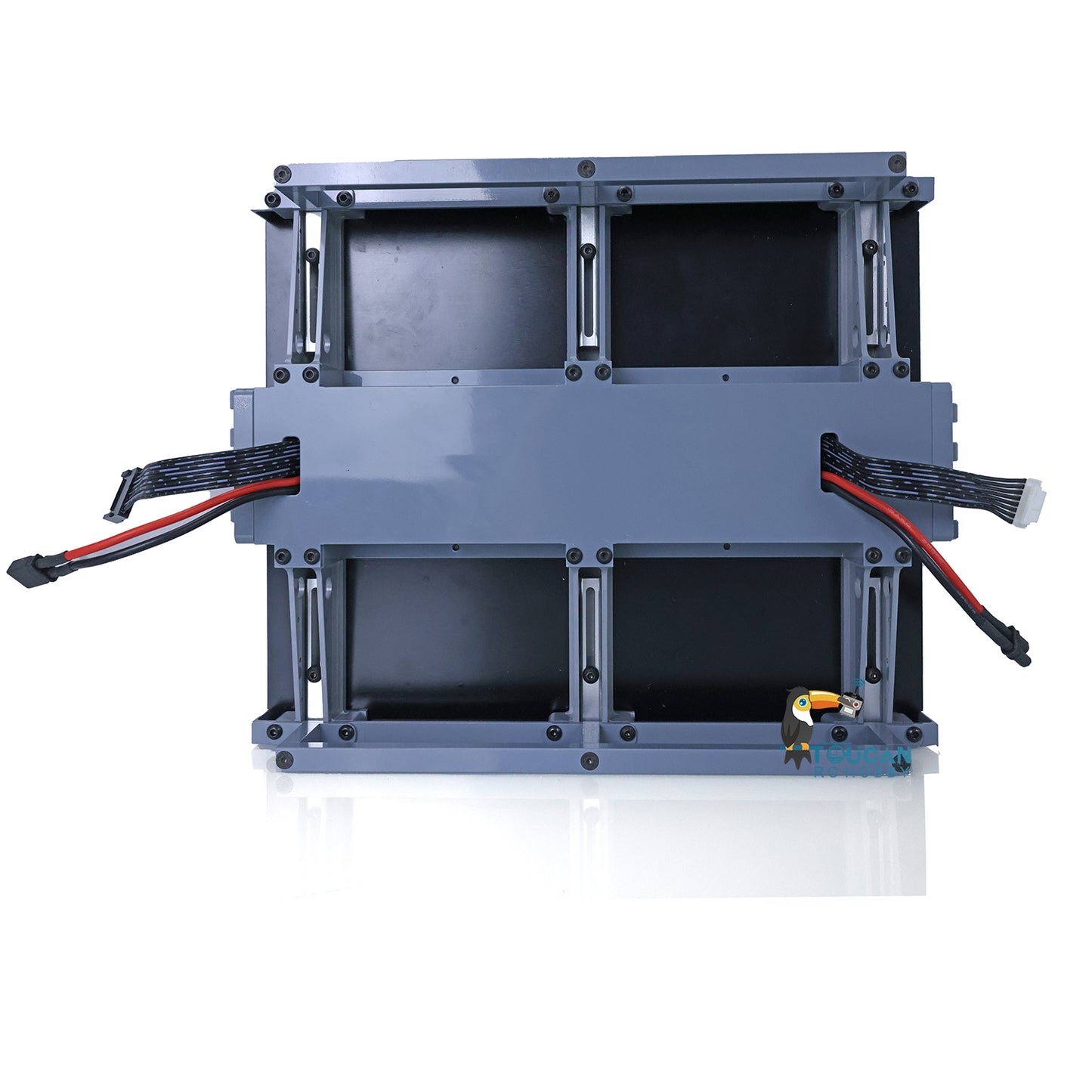 NOOXION Fury Bear 2+5 Essieux Remorque Hydraulique Levage pour TAMIYA 1/14 RC Tracteur Camion Remorque Lourde Radiocommandée DIY Voiture