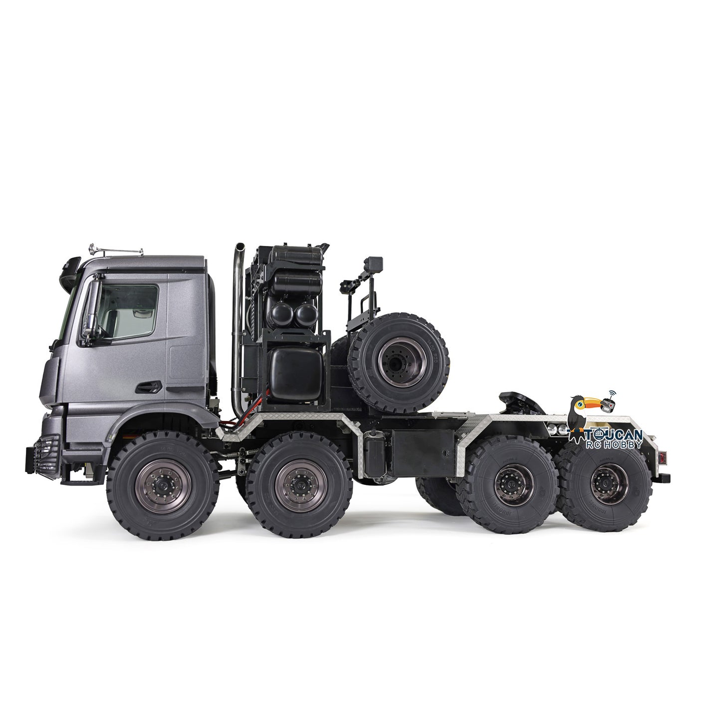 Camion tracteur tout-terrain RC en métal 8x8 1/14 JDM-189