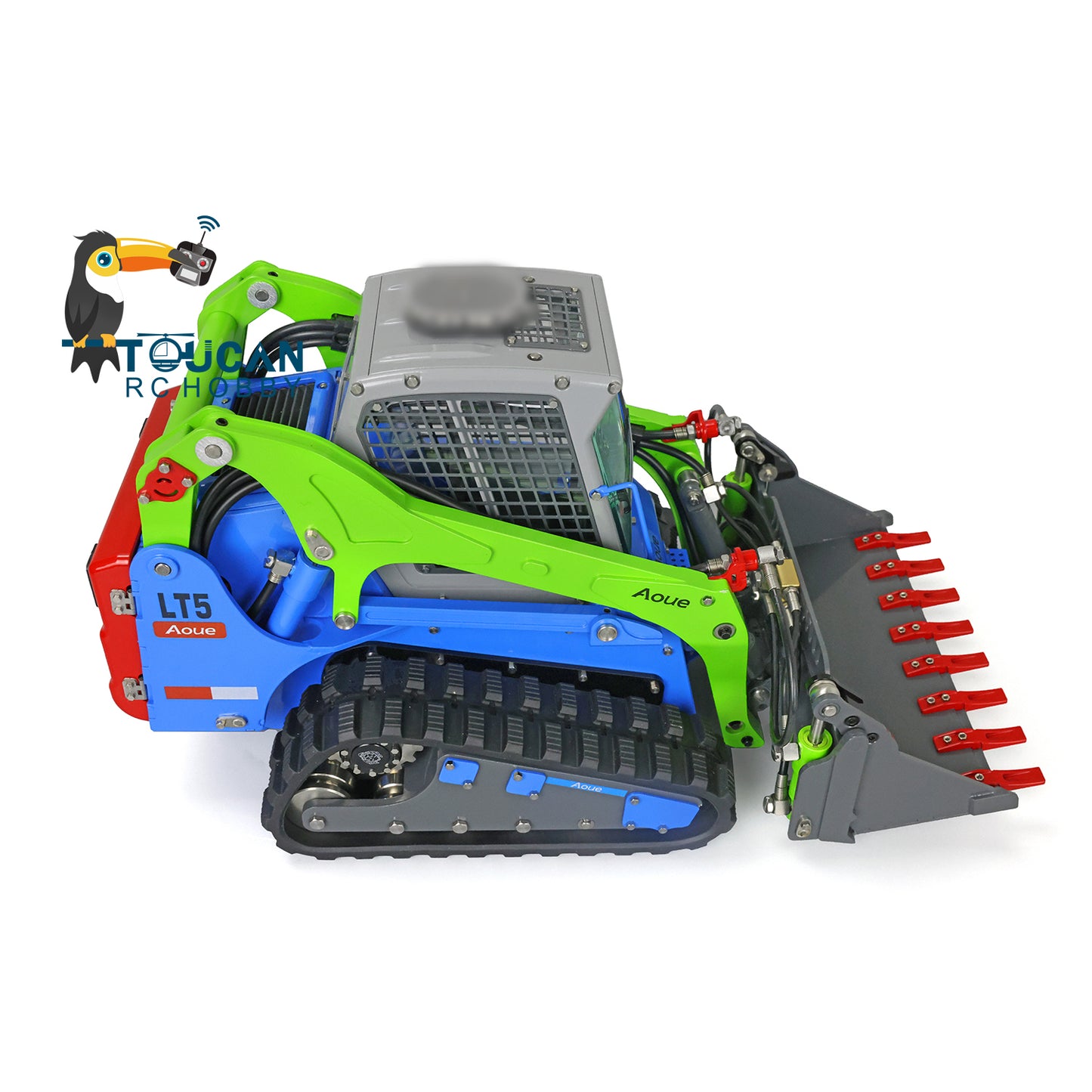 LESU 1/14 RC Metall Hydraulische Aoue LT5 Lackiert Montiert PNP Raupen Kompaktlader B0008