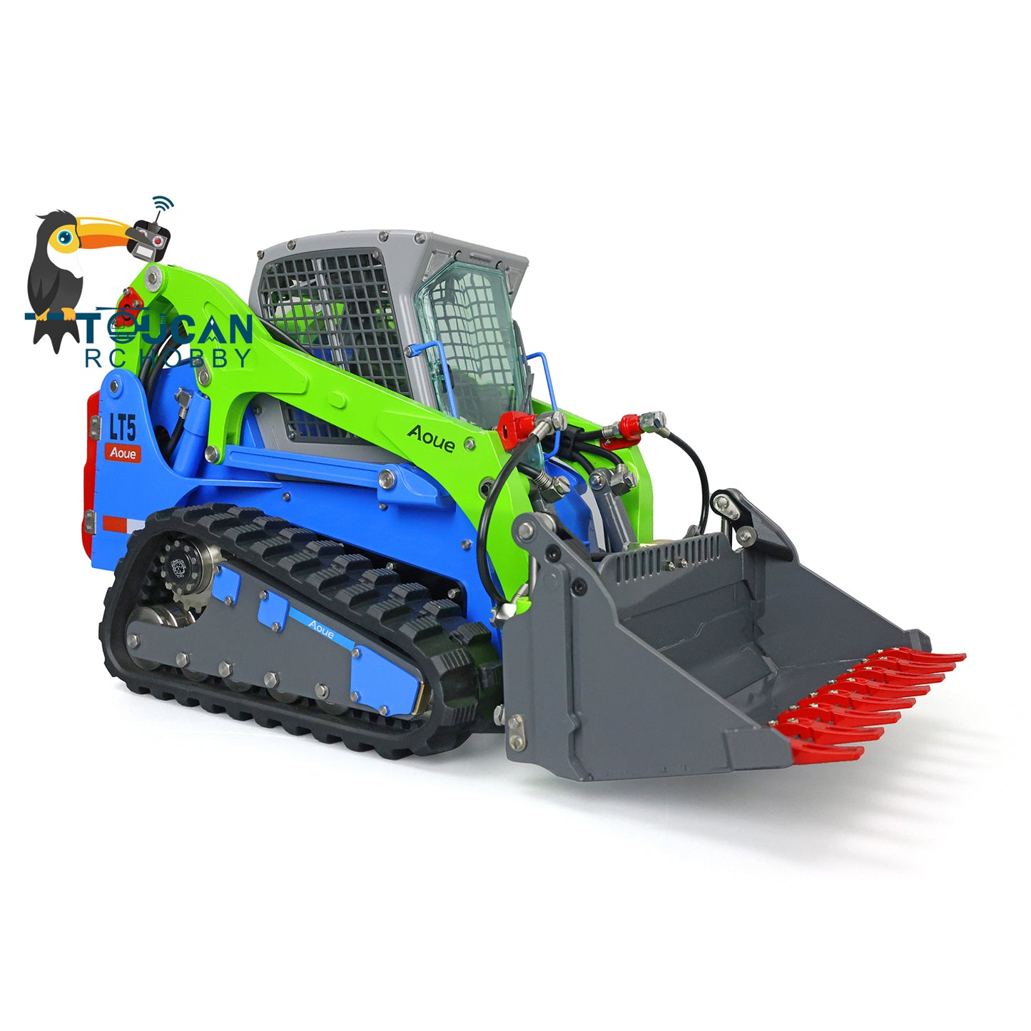 LESU 1/14 RC Metall Hydraulische Aoue LT5 Lackiert Montiert PNP Raupen Kompaktlader B0008
