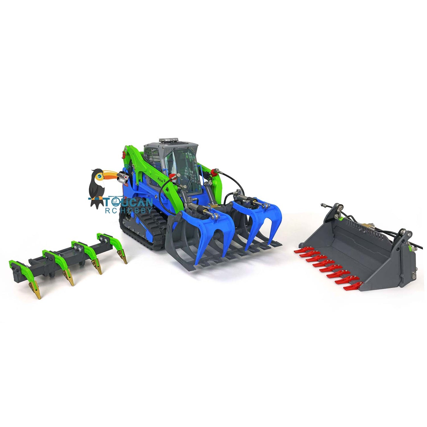 LESU 1/14 Aoue LT5 Raupenkompaktlader Metallhydraulik RTR Loader B0008