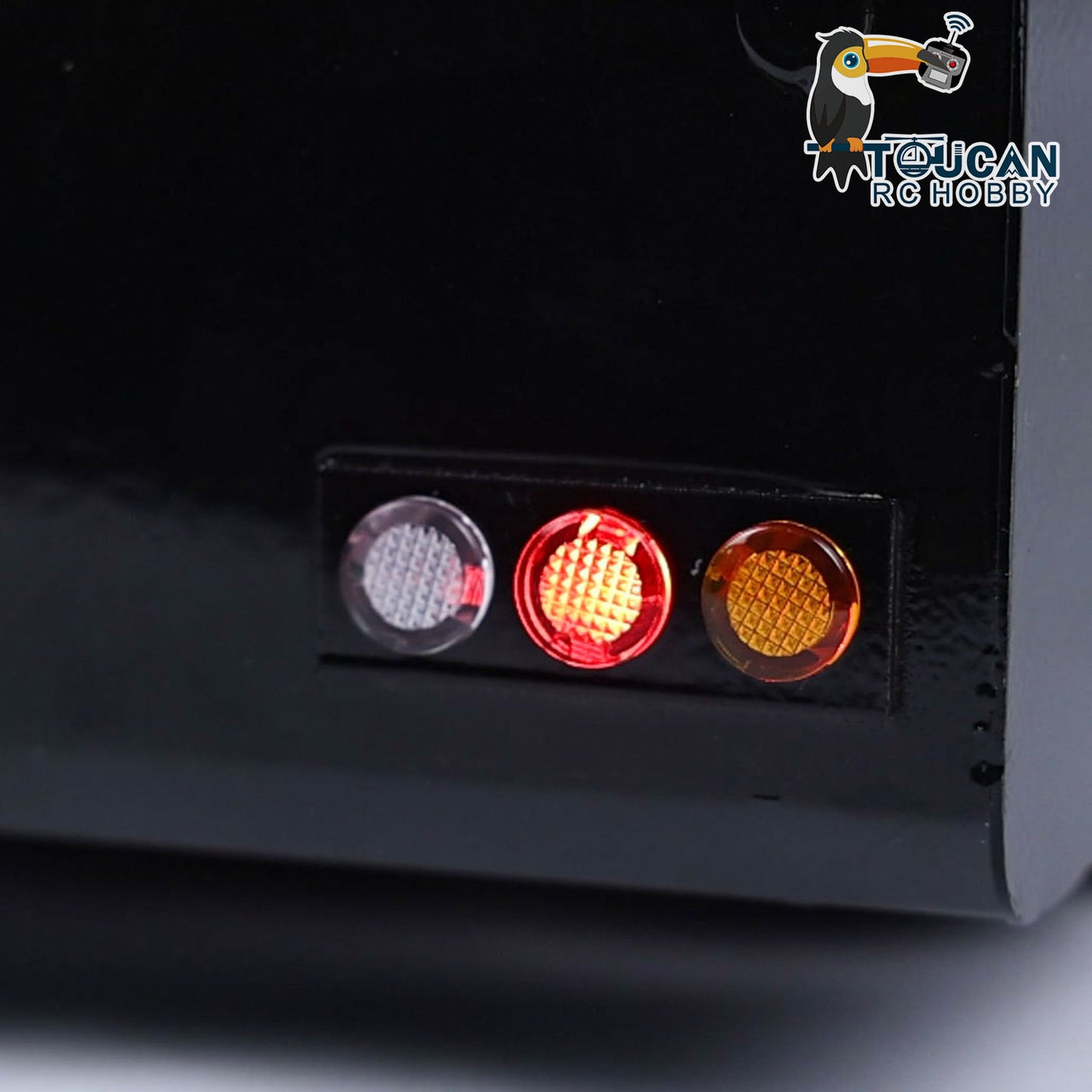 Véhicules de scène mobiles télécommandés 1:14 RC Camion remorque Roadshow avec lumières
