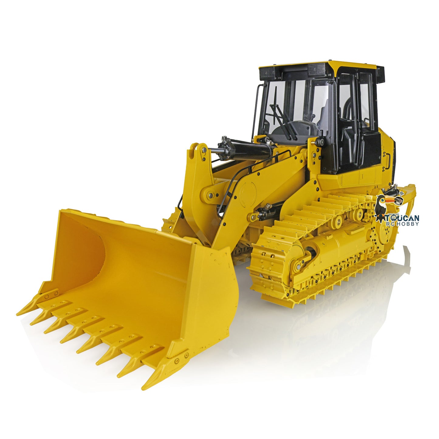 JDModel 1/14 Metal RC Hydraulic Tracked Loader JDM-188 963D 3CH Valve Pump Construction Car I6S Radio RTR Model Light 201 Sound