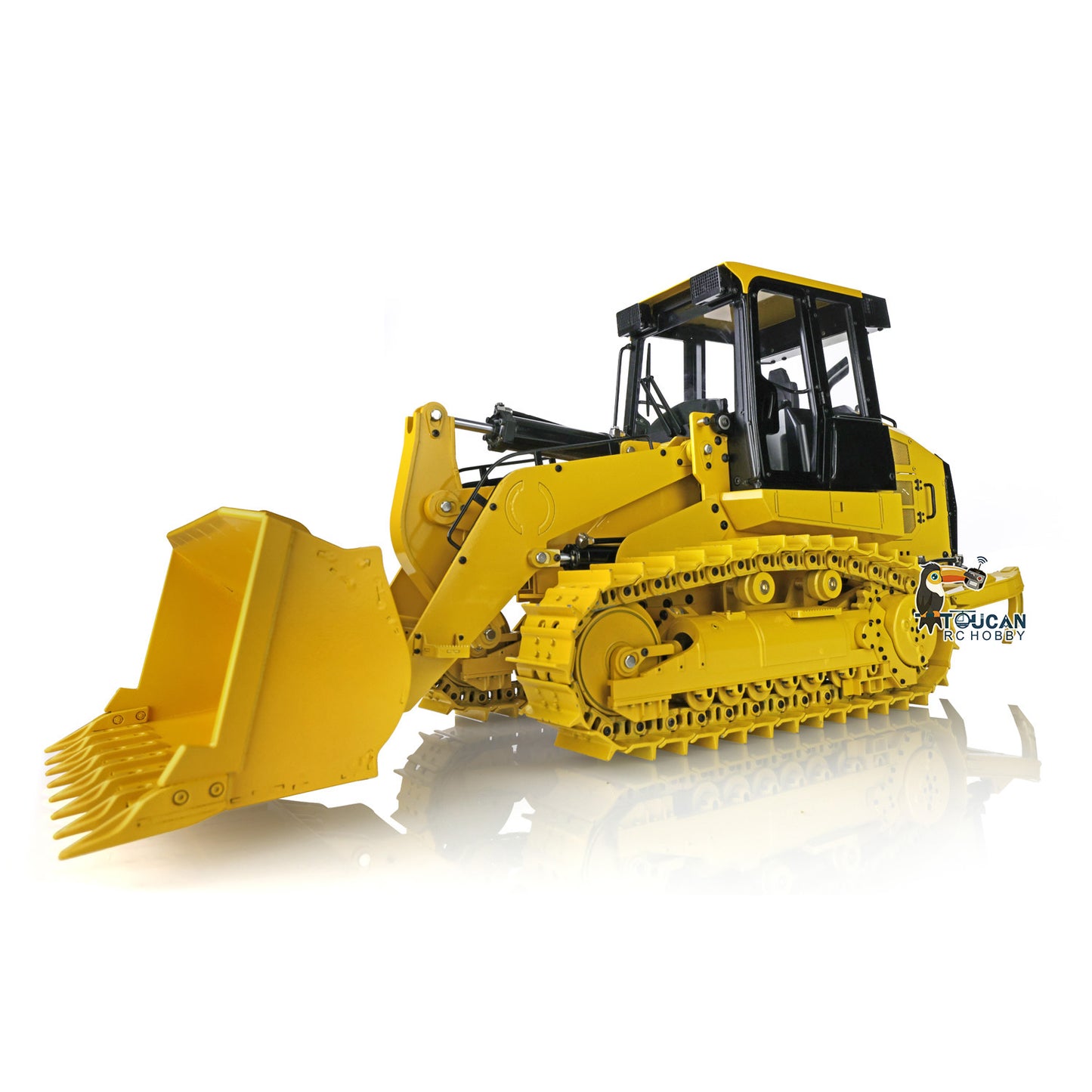 JDModel 1/14 Metal RC Hydraulic Tracked Loader JDM-188 963D 3CH Valve Pump Construction Car I6S Radio RTR Model Light 201 Sound