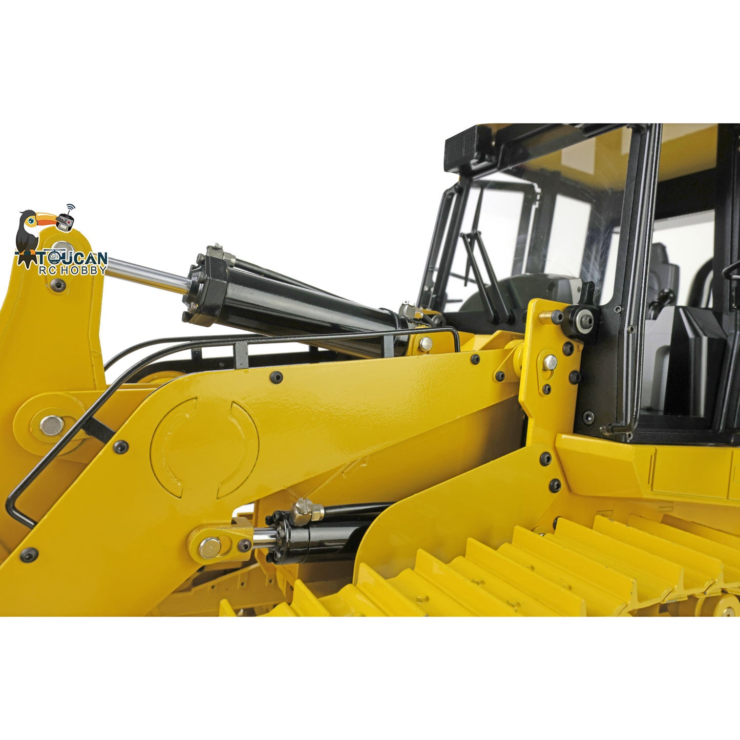 JDModel 1/14 Metal RC Hydraulic Tracked Loader JDM-188 963D 3CH Valve Pump Construction Car I6S Radio RTR Model Light 201 Sound