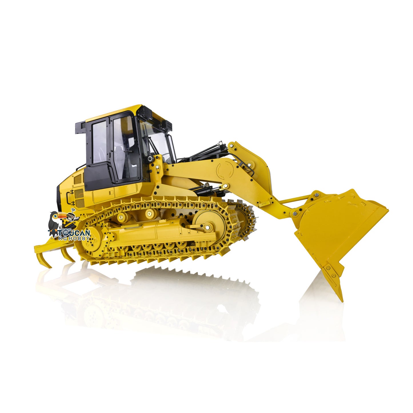 JDModel 1/14 Metal RC Hydraulic Tracked Loader JDM-188 963D 3CH Valve Pump Construction Car I6S Radio RTR Model Light 201 Sound