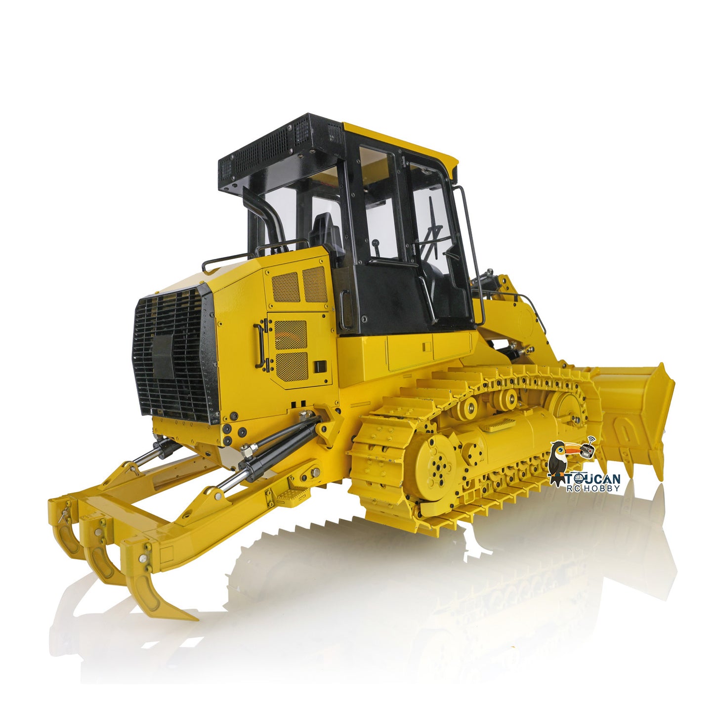 JDModel 1/14 Metal RC Hydraulic Tracked Loader JDM-188 963D 3CH Valve Pump Construction Car I6S Radio RTR Model Light 201 Sound