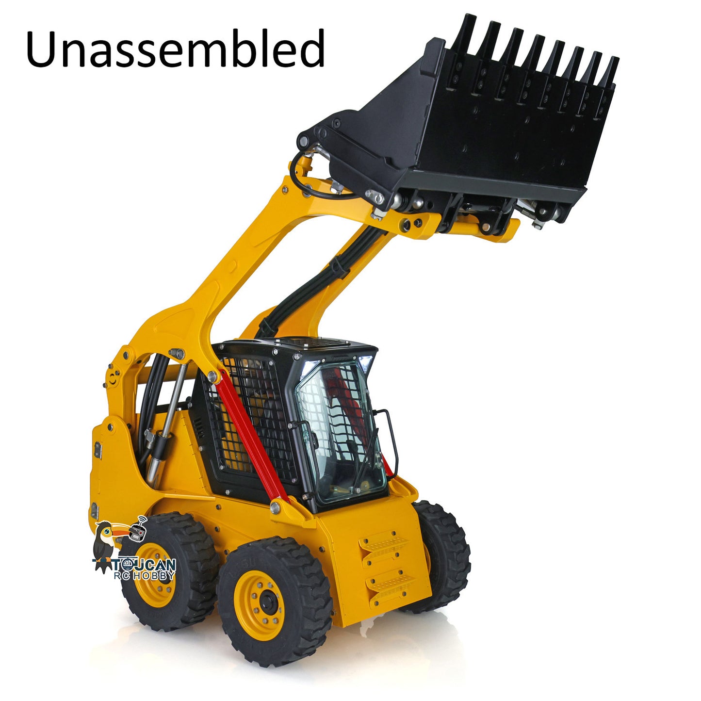 LESU 1/14 RC Metall Hydraulische Aoue LT5H Lackiert Unmontiert Rädern Kompaktlader A0008