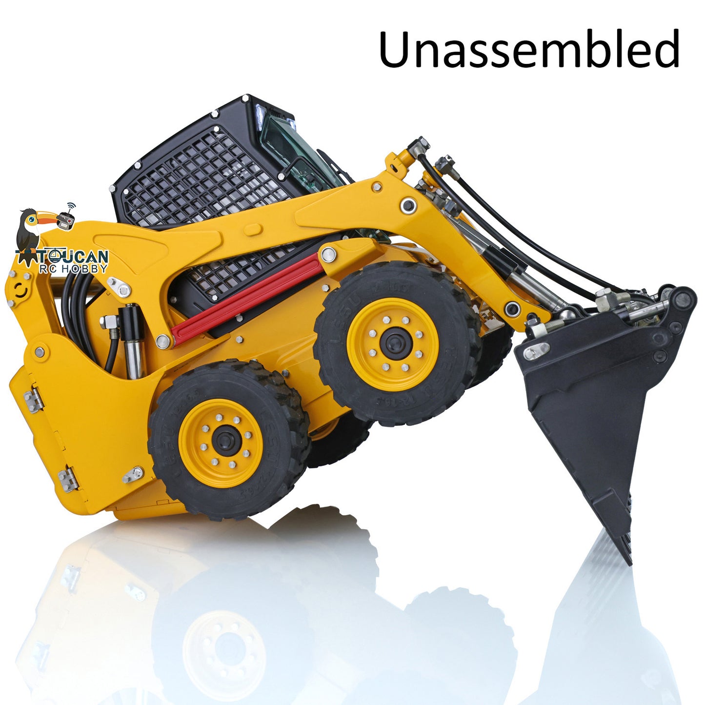 LESU 1/14 RC Metall Hydraulische Aoue LT5H Lackiert Unmontiert Rädern Kompaktlader A0008