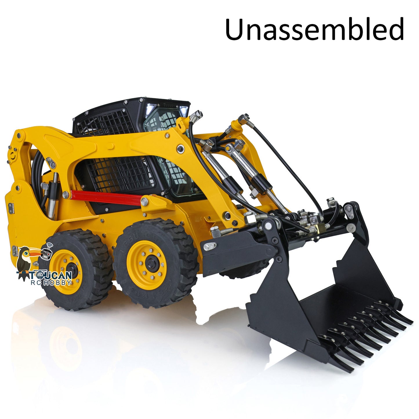 LESU 1/14 RC Metall Hydraulische Aoue LT5H Lackiert Unmontiert Rädern Kompaktlader A0008