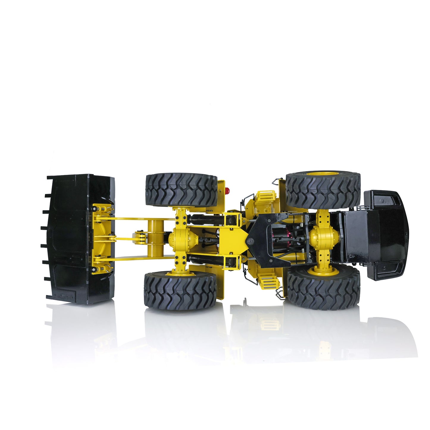 US STOCK Metal 1/14 Hydraulic Loader RC Model ESC Motor Servo Lights Sound Battery