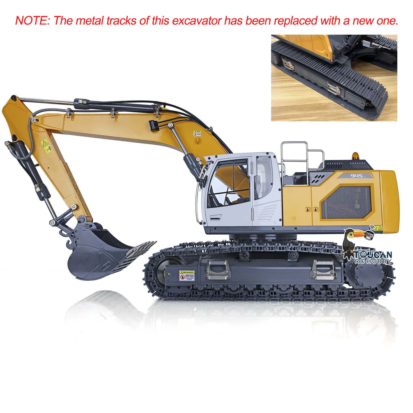 US STOCK 1/14 Hydraulic RC Excavator Ready to Run for Liebherr 945 Remote Control Trucks