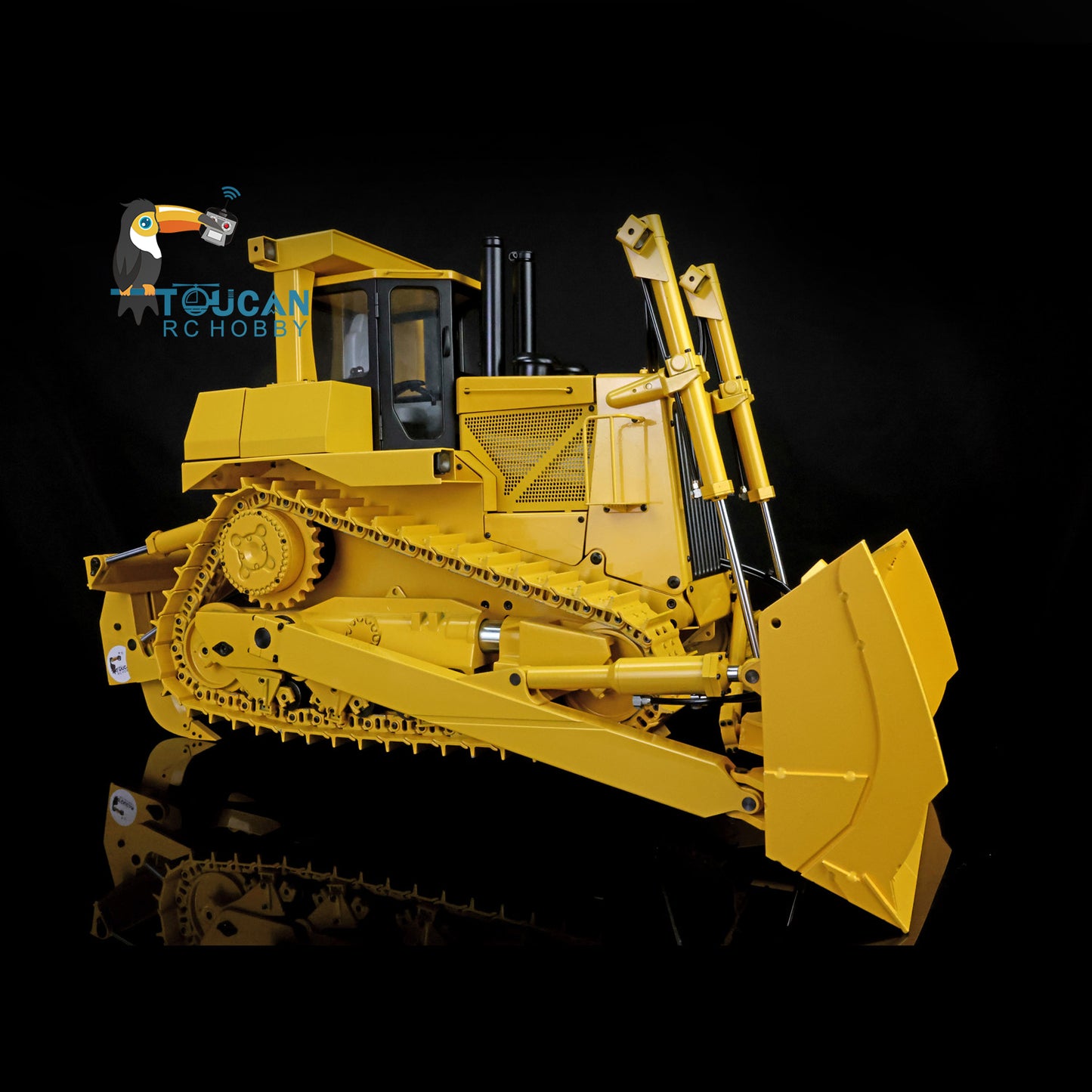 EN STOCK JDM-98 1/14 JDMODEL PNP DXR2 Bulldozer RC hydraulique en métal