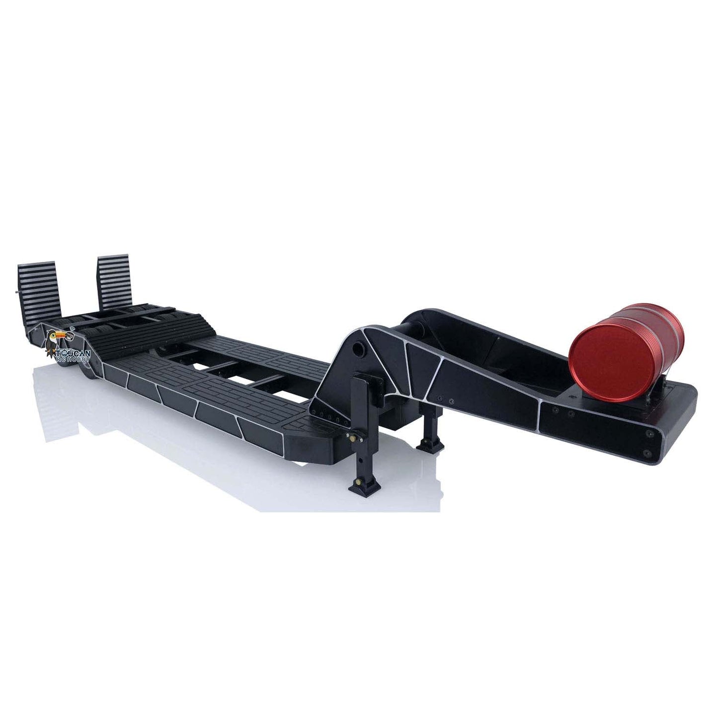 1/14 Metallchassis 2-Achs-Sattelauflieger für RC-Bau-LKW