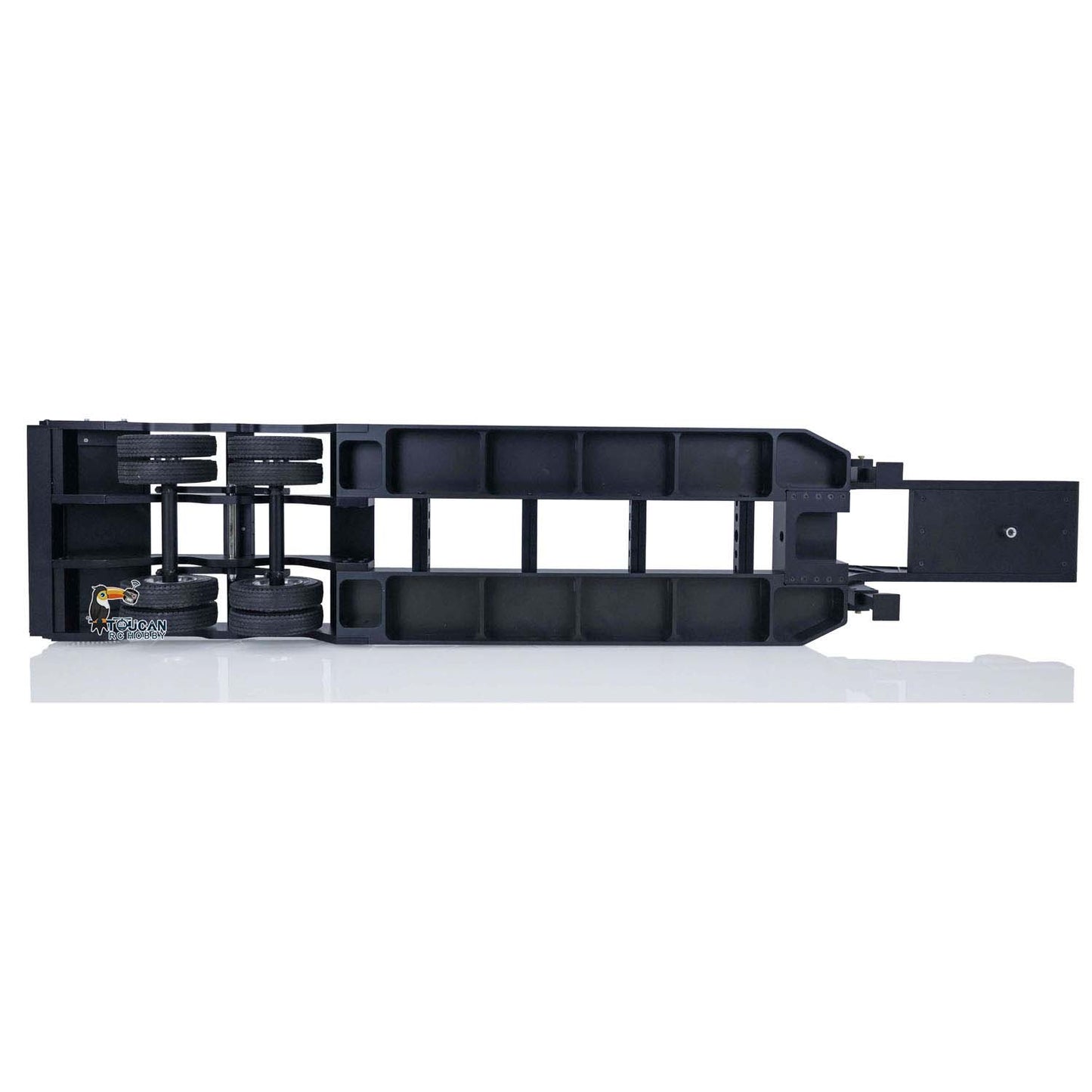 1/14 Metallchassis 2-Achs-Sattelauflieger für RC-Bau-LKW