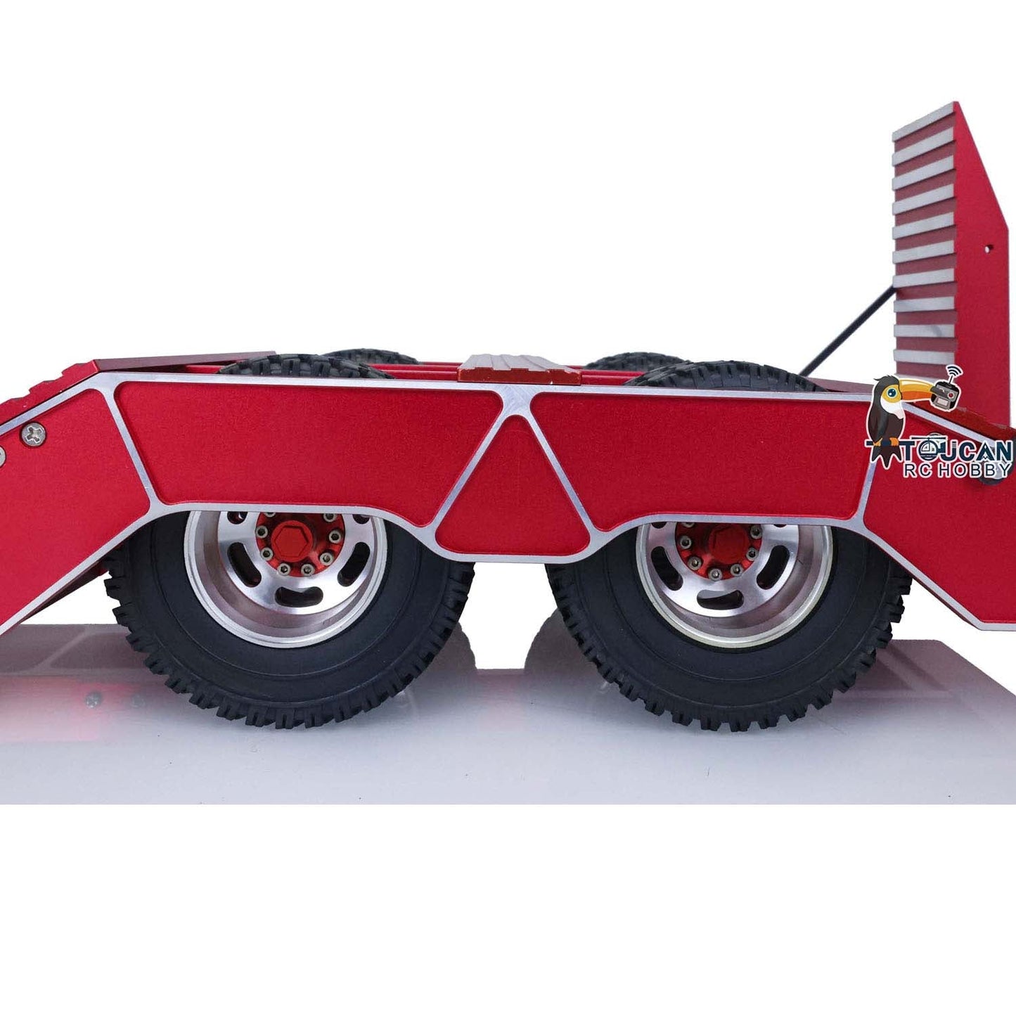1/14 Metallchassis 2-Achs-Sattelauflieger für RC-Bau-LKW