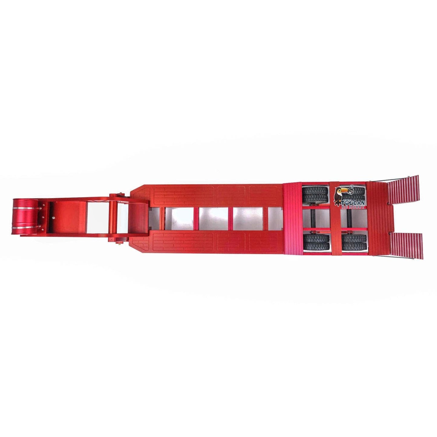 1/14 Metallchassis 2-Achs-Sattelauflieger für RC-Bau-LKW