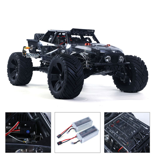 249KM/H High Speed 1/5 RC Off Road Car GR1 Pro Electric Model 2Speed Remote Control Rock Crawler Metal Chassis Rear Axle Locks