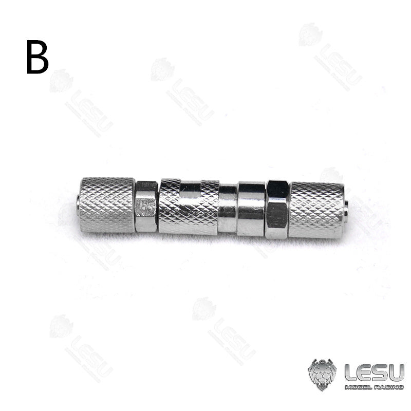 Metal 1/14 LESU Tubing Connector / Plugging Nozzle for TAMIYA RC Dumper Truck Hydraulic System