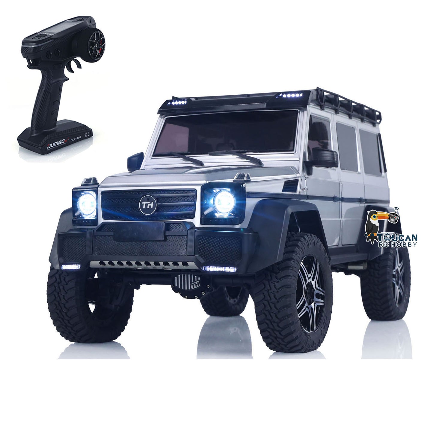 1/8 TRACTION HOBBY Off Road Car KM5 RC Crawler Portal Axle Differential Lock AWD 2Speed Gearbox 775 Brushed Motor