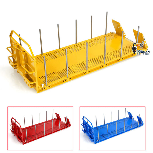 Metal Timber Flatbed for 1/14 10x10 8x8 RC Roll On/Off Hydraulic Dumper Truck