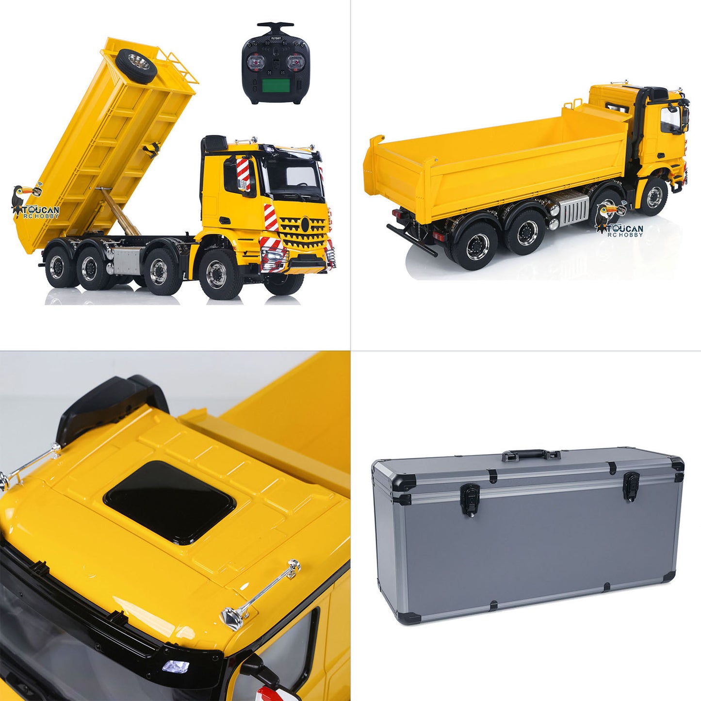 1/14 8x8 RC Hydraulische Dump TTipper Auto PNP ESC Servo