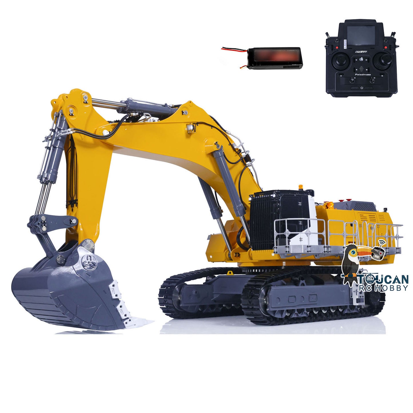 1:14 LESU RC Hydraulic Excavator AOUE 9150 Metal RTR Remote Control Digger Model