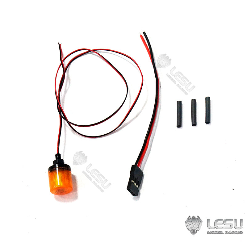 IN STOCK LESU Rotating Warning Light Telltale Lamp 1/14 RC DIY For TAMIYA Tractor