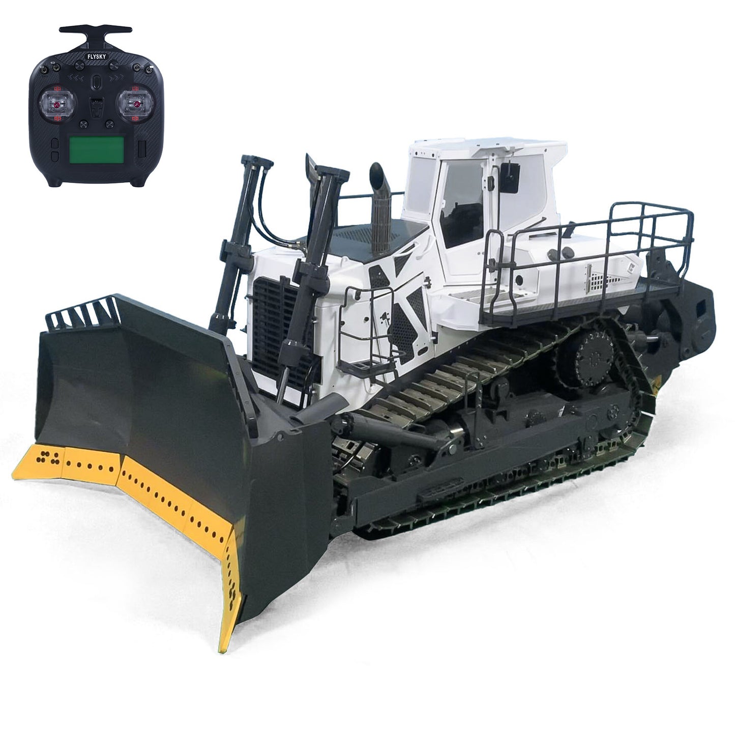 1/14 Remote Control Hydraulic Bulldozer LR776 VAY 776 Metal RC Dozer 5CH Valve Construction Vehicle Model Radio Light Sound
